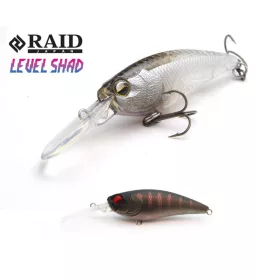 Raid Level Shad 5cm 4,3gr Su 031 Smoke Gill Wobbler