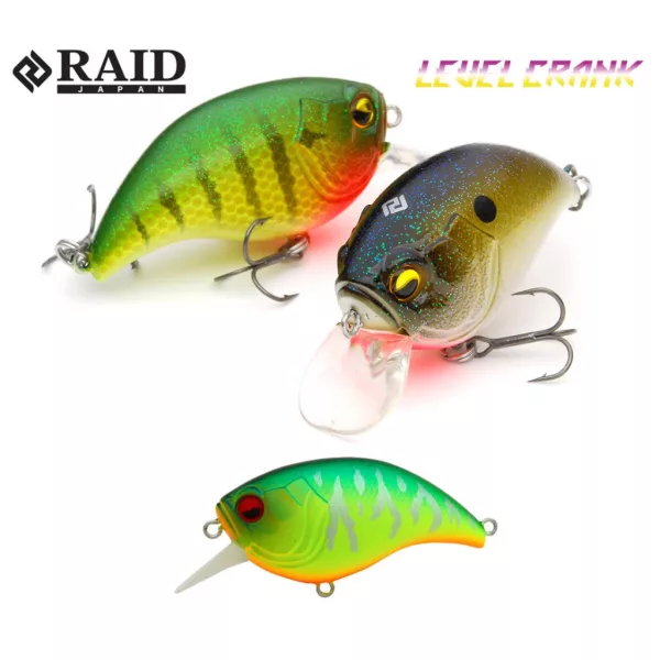 Raid Level Crank 5,1cm 10,5gr 002 Mat Tiger Wobbler