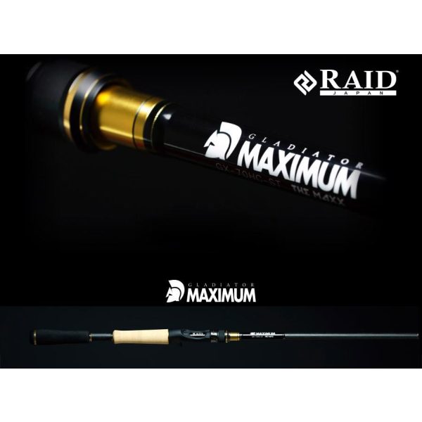 Raid Maximum Cast GX-70HC-ST The Maxx 2,14m 3,5-14gr 1-teilige Casting Spinnrute