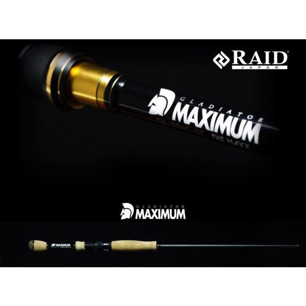 Raid Maximum GX-59ULS Solid Maxx UL 1,75m 3,5gr 1-teilige Spinnrute