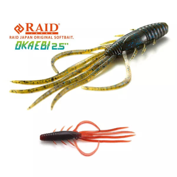 Raid Oka Ebi 6,3cm 036 Scuppernong Plastikköder 8 St.
