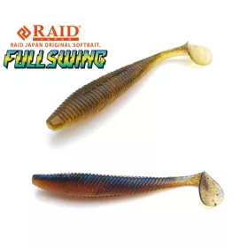   Raid Fullswing 8,9cm 042 Dark Cinnamon Shad Plastikköder 7 Stk.