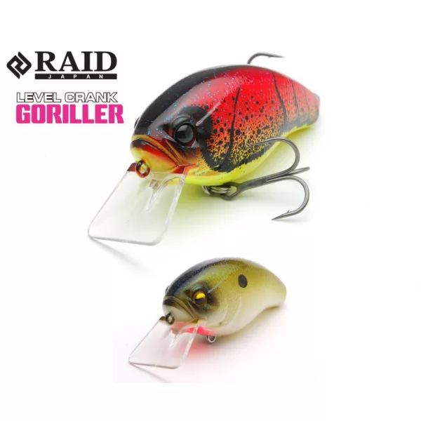 Raid Level Crank Goriller 6,6cm 17,5gr 006 Pearl Shad Wobbler