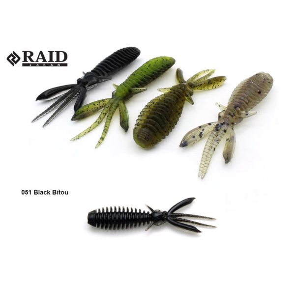 Raid Egubug 6,3cm 051 Black Bitou Käferimitat 8Stk.