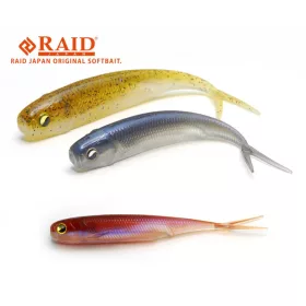 Raid Fish Roller 8,9cm 048 Pearl Wakasagi Gummifisch 7 Stk.