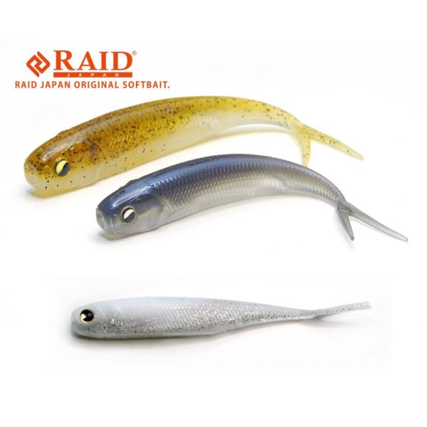 Raid Fish Roller 8,9cm 057 Call White Gummifisch 7 Stk.