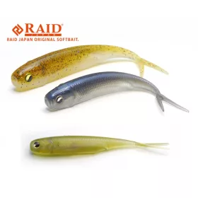Raid Fish Roller 8,9cm 072 Stealth Fish Gummifisch 7 Stk.