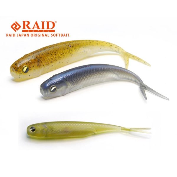 Raid Fish Roller 8,9cm 072 Stealth Fish Gummifisch 7 Stk.
