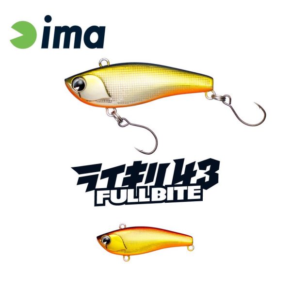 Ima Raikiri 43 Fullbite 4,3cm 2,5gr 001 Red Gold Wobbler