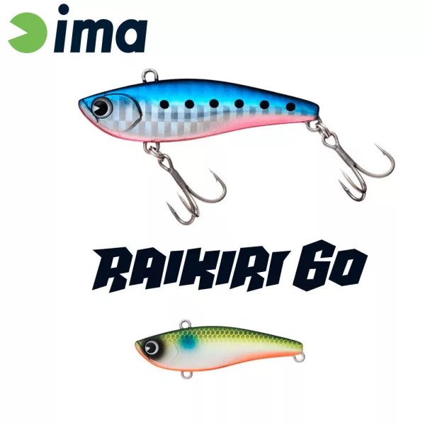 Ima Raikiri Vibration 60 6cm 11gr 009 Pearl Bora OB Wobbler