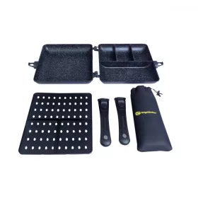   Ridgemonkey Connect Combi & Steamer Ofen Und Dampfgarer Set Granite Edition 2XL