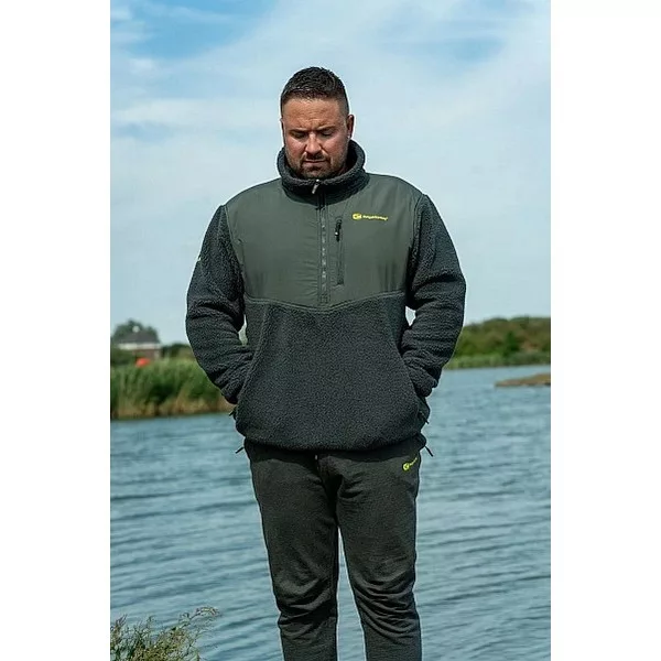 Ridgemonkey Apearel Thermapro Sherpa Fleece Green Pullover S