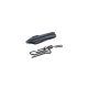 Ridgemonkey Connexion Uni Lead Clip Bleiclip Silt Black 5Stk Bleiclip