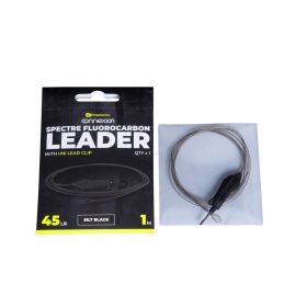   Ridgemonkey Spectre Fluorocarbon Uni Lead Clip Leader - Silt Schwarz Boilie Rig
