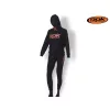 ROK Black Hoodie Schwarz Kapuzenpullover M
