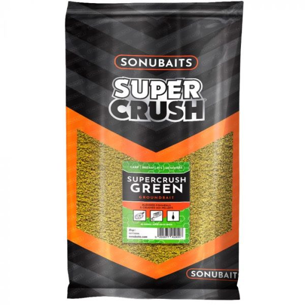 Sonubaits Supercrush Green - 2kg (S0770006) Grundfutter