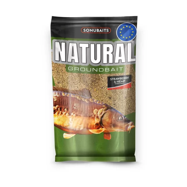 Sonubaits Natural Erdbeer-Hanf Futter 1kg