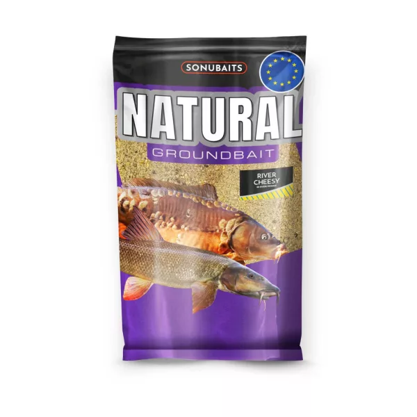 Sonubaits Natural River Cheesy Futter 1kg