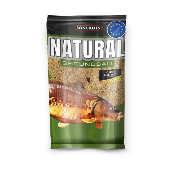 Sonubaits Natural Carp Heilbutt Futter 1kg
