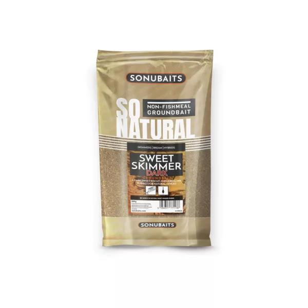 Sonubaits So Natural Sweet Skimmer Dark Futter 900gr