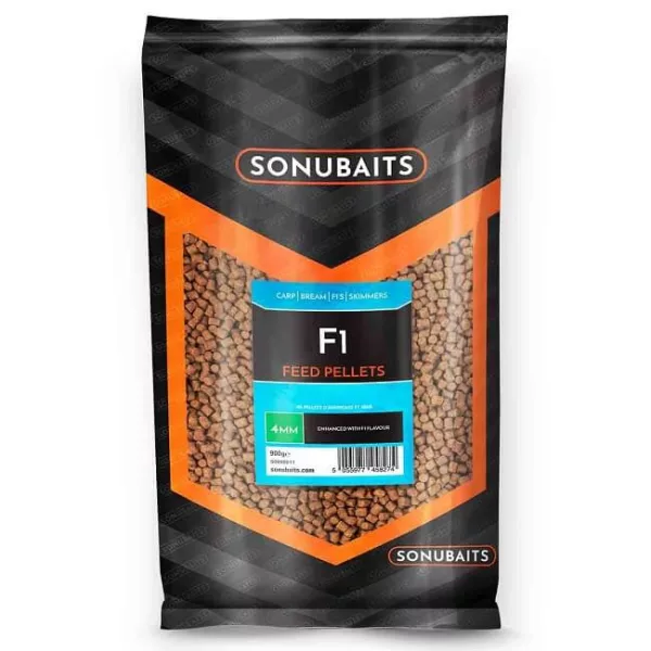 Sonubaits F1 Feed Pellet - 4mm (S0800011) aromatisiertes Futterpellet