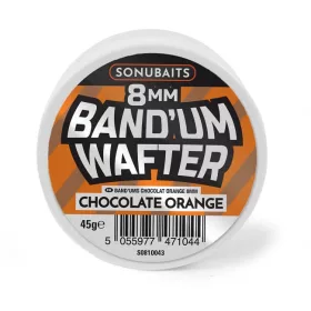   Sonubaits 8mm Bandum Wafters - Chocolate Orange (S0810043) Wafter Hakenköder
