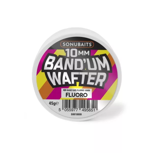 Sonubaits Bandum Wafters - Fluoro 10mm (S0810099) Wafters Hakenköder