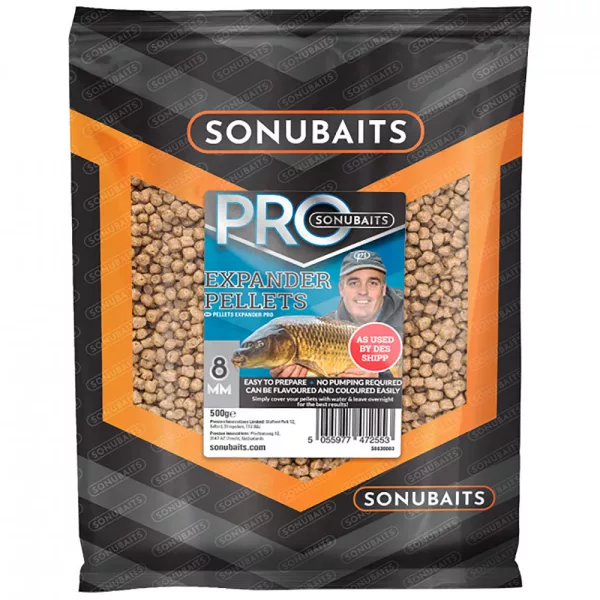 Sonubaits Pro Expander Pellets - 8mm (S0830003) Expander Futterpellet
