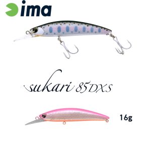Ima Sukari 85DXS 8,3cm 16gr 007 Pink Back Silver Wobbler