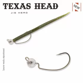 Sakura - TEXAS HEAD 10G / Haken 2/0 X 3 - Jigkopf