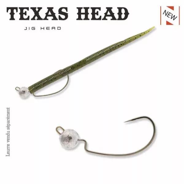 Sakura - TEXAS HEAD 10G / Haken 2/0 X 3 - Jigkopf