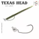 Sakura - TEXAS HEAD 3,5G / Haken #1 X 3 - Jigkopf