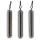 Sakura - TUNGSTEN SKINNY DROP SHOT 3/8 - 10,6G x 2pcs (Naturfarbe) - Bleie - Spinnblei - Dropshot-Blei
