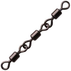   Sakura 3 Joint Rolling Swivel Schwarz 5 Dreifachwirbel 4 Stk.