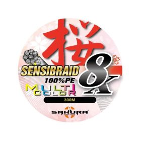   Sakura Sensibraid 8x Multicolor 0,42mm 300m Geflochtene Hauptschnur
