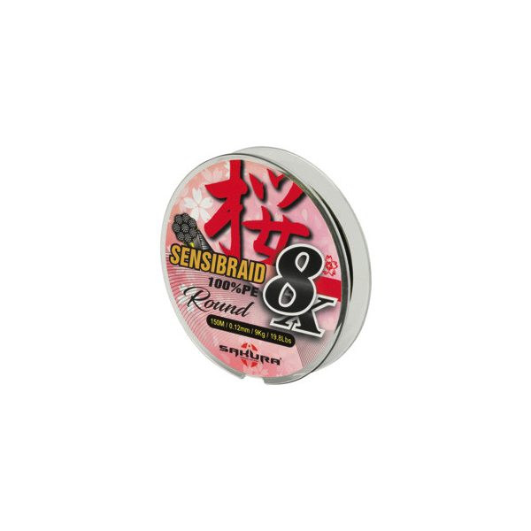 Sakura Sensibraid 8 geflochtene Schnur - MULTICOLOR 300 M - 0.20 mm / 40Lbs