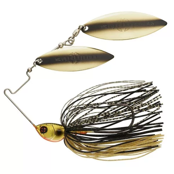 Sakura Cajun Spinnerbait DW Spinnerbait Jc14 (Black & Gold) - 21gr