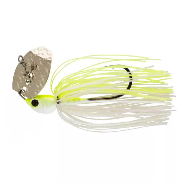Sakura - CAJUN BLADED JIG 3/4 OZ - 21G - JC2 (White & Chart) - Blade Kunstköder