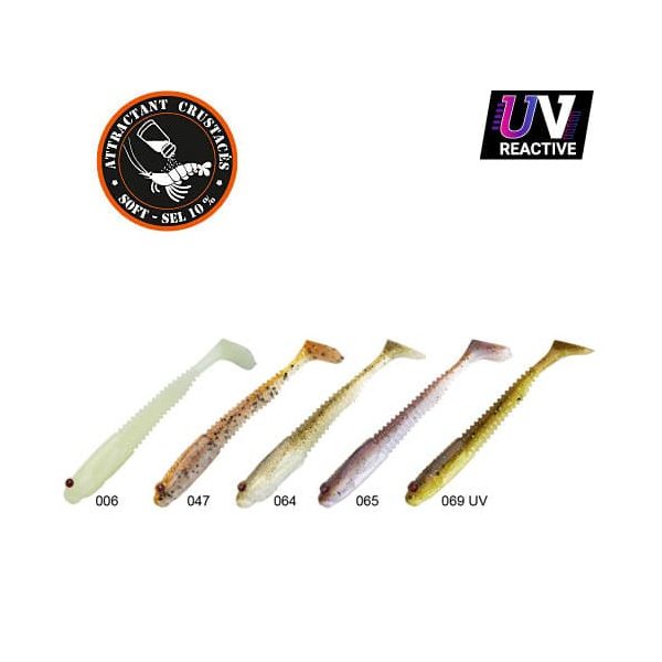 Sakura Gobygo 105 Gummifisch Clear Water Pack 1 105mm - 5db