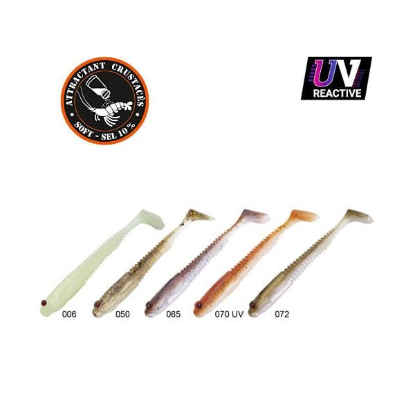 Sakura Gobygo 105 Gummifisch Clear Water Pack 2 105mm - 5db