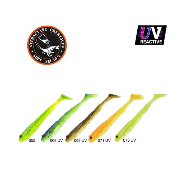 Sakura Gobygo 105 Gummifisch Dark Water Pack 1 105mm - 5 Stk.