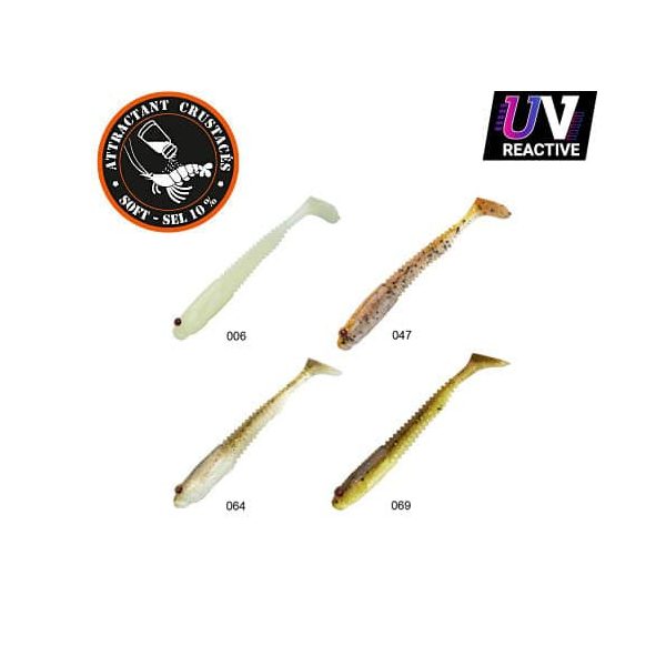 Sakura Gobygo 40 Gummifisch Clear Water Pack 1 40mm - 8 Stk.