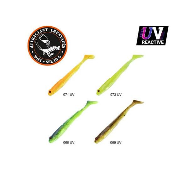 Sakura Gobygo 40 Gummifisch Dark Water Pack 2 40mm - 8 Stk.