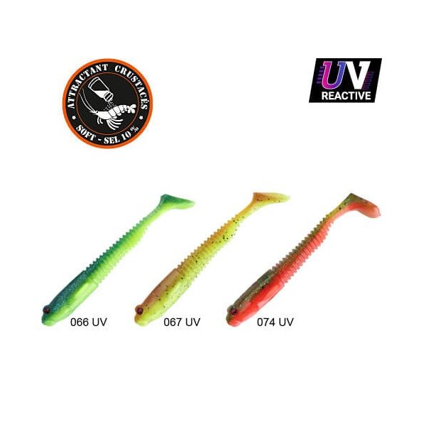 Sakura Gobygo 85 Gummifisch Dark Water Pack 2 85mm - 6 Stk.