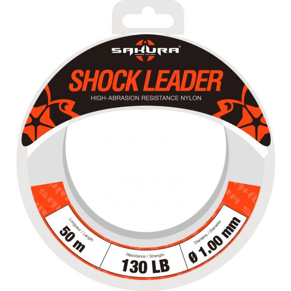 Sakura Shock Leader Clear 0,66mm 50m Monofile Vorfachschnur