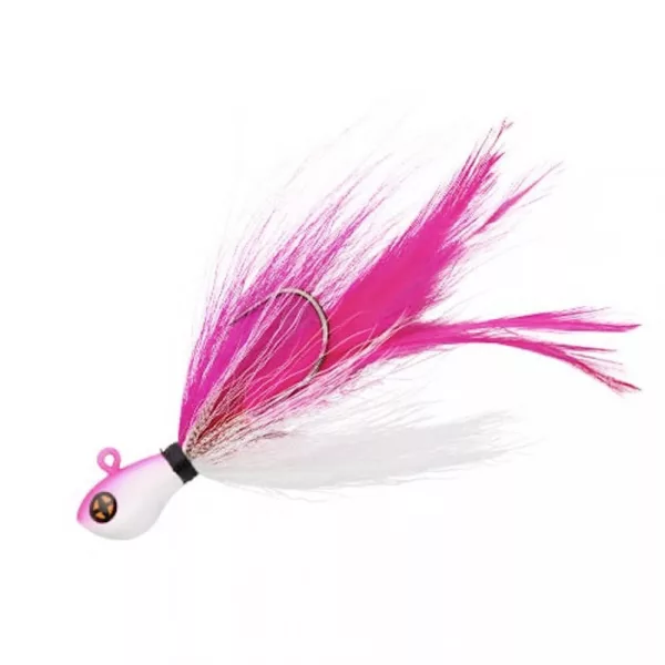 Sakura - R JIG BUCKTAIL 14 G - PS (Pink Shad) - Gefiederter JIG-Kopf