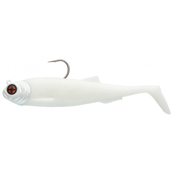 Sakura - SODIUM SHAD 150 - 150MM - Jighead 35g - 077 (Pearl White) - Gummiköder