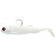 Sakura - SODIUM SHAD 150 - 150MM - Jighead 35g - 077 (Pearl White) - Gummiköder