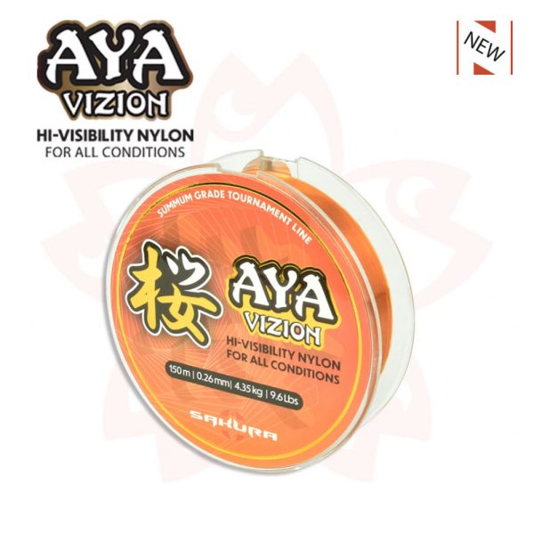 Sakura - AYA VIZION - 150 M - 0.28 mm / 5,15 Kg - 11,3 Lb. - Hauptschnur - Monofile Schnur