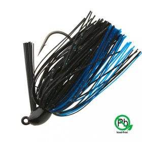   Sakura - TUNGSTEN SWIM JIG 1/4 OZ - 7,2G #BB (Black Blue) - Skirted Jigkopf